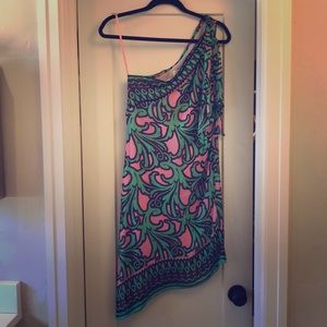 Milly one shouldered dress